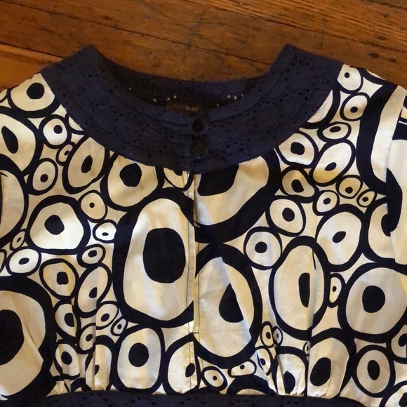 Hazel. Cotton mini dress - Picture 2 of 4